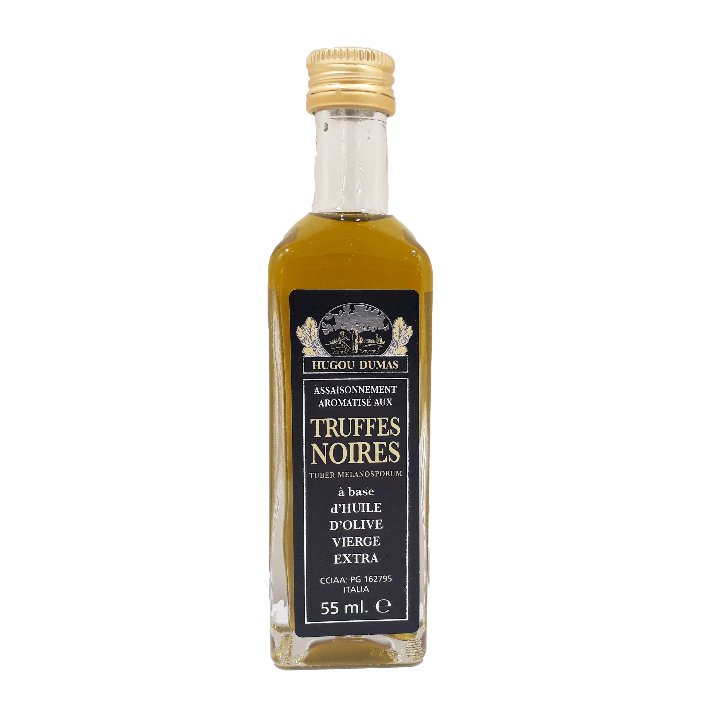 huile de tournesol arôme truffe noire - Les Bouriettes